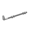 Adjustable Through Post Gudgeon Galvanized
